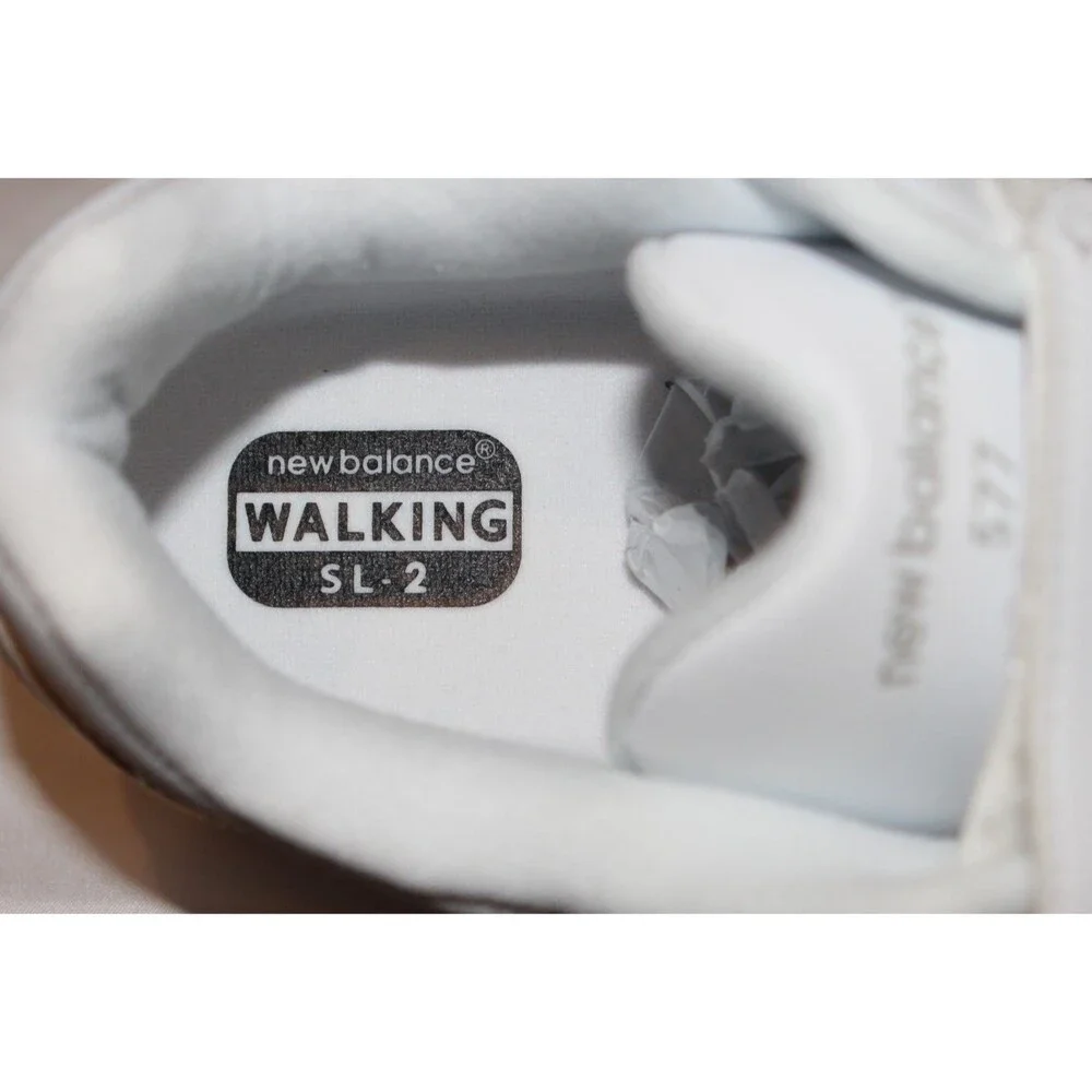 New Balance Men's‎ 577 V1 Hook and Loop Walking Shoe White 9.5 4E EEEE